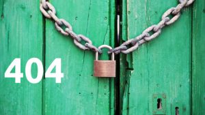 404 Fehlerseite