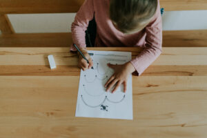 Mädchen beim Lernen